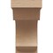 Ekena Millwork 12"W x 24"D x 24"H Classic Emerson Rough Cedar Woodgrain TimberThane Corbel, Primed Tan CORUR12X24X24EMRRCPR - alternate 6